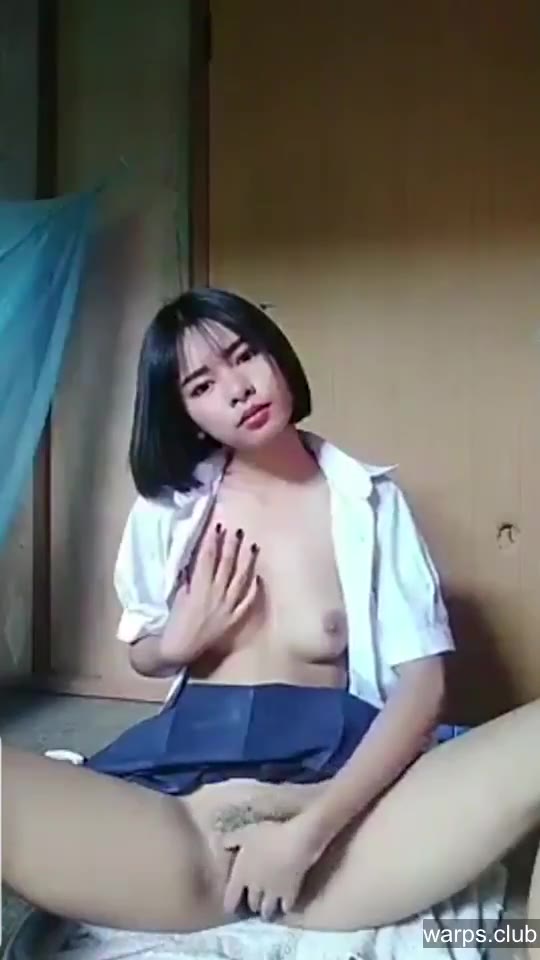 Anak smp pulang sekolah ngocok memek